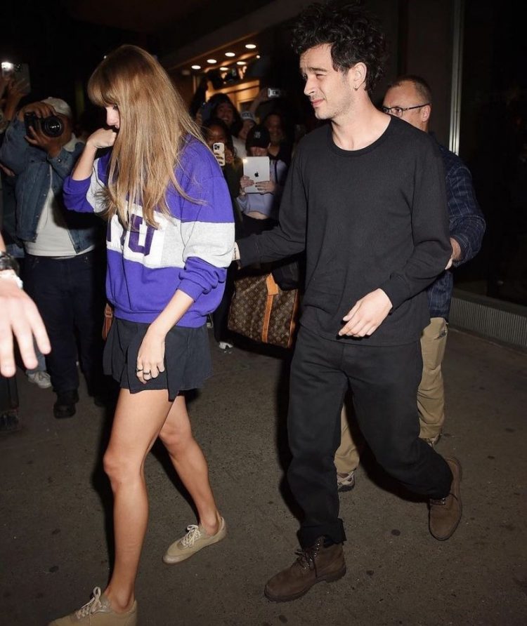 Taylor Swift and Matty Healy Spotted Leaving Electric Lady Studios
