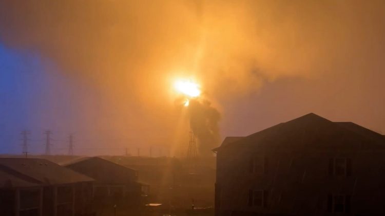 Tennessee Tornado Results in a Fireball