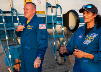 Butch Wilmore and Suni Williams