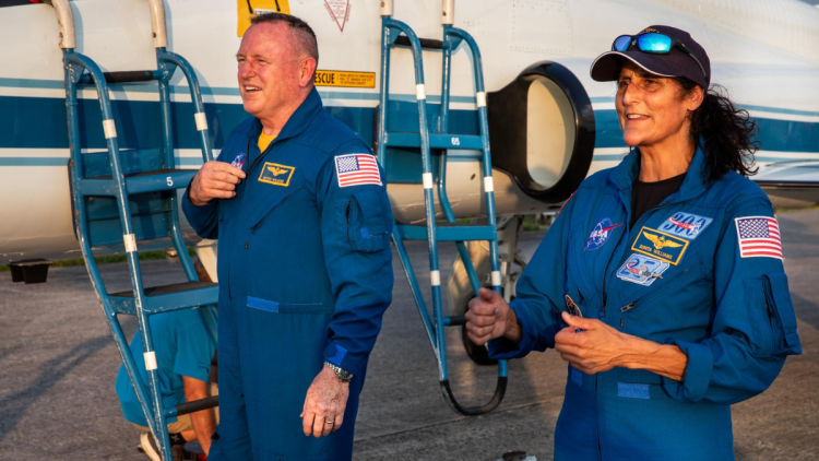 Butch Wilmore and Suni Williams