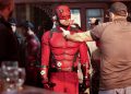 Charlie Cox on the set of ‘DAREDEVIL
