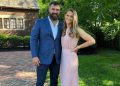 Kylie Kelce and husband