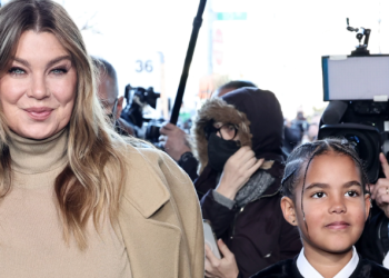 ellen pompeo and 10 year old daughter