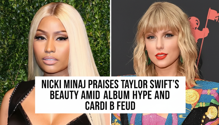 Nicki Minaj Praises Taylor Swift's Beauty Amid Album Hype and Cardi B Feud