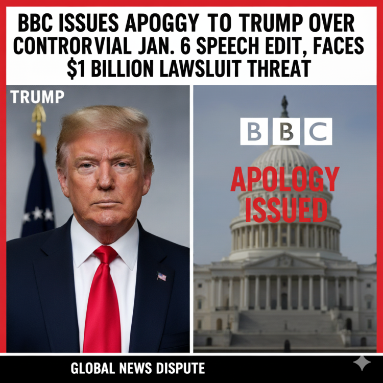BBC Issues Apology to Trump Over Controversial Jan. 6 Speech Edit, Faces $1 Billion Lawsuit Threat